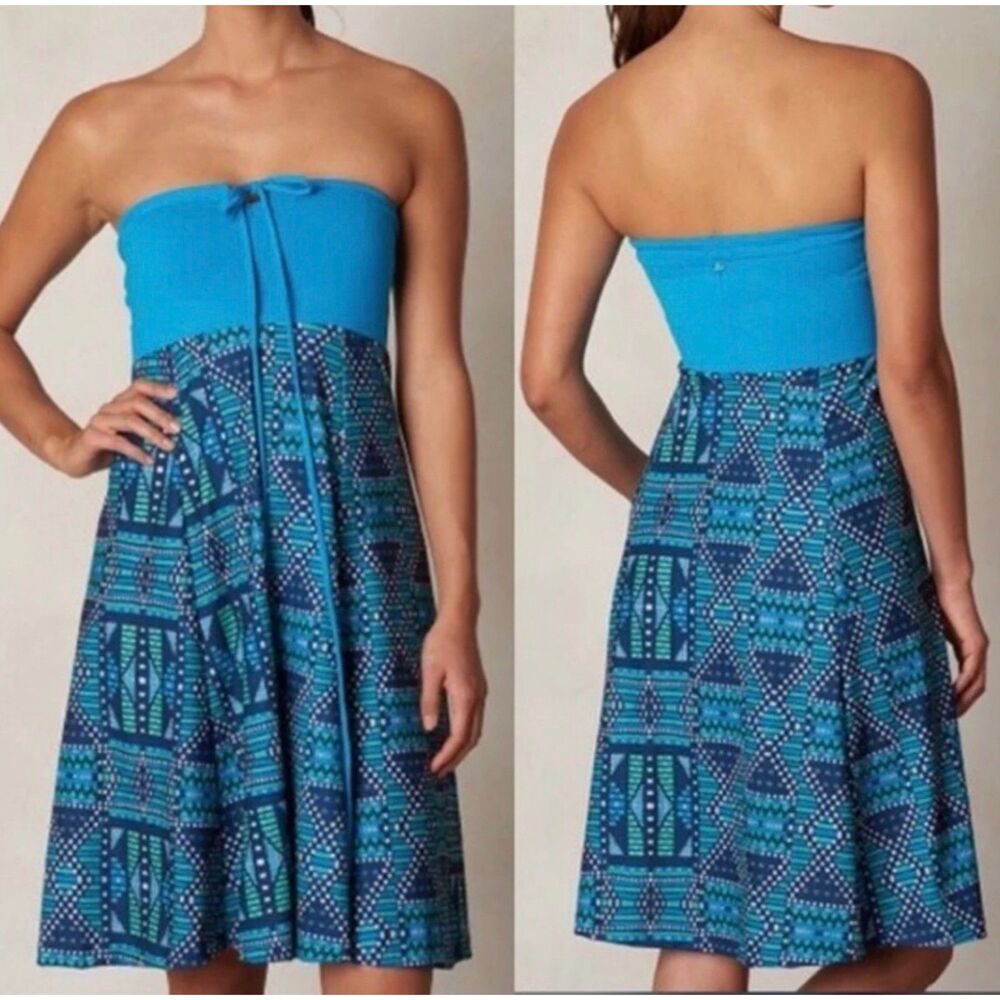 Prana Solana Convertible Dress Blue XS